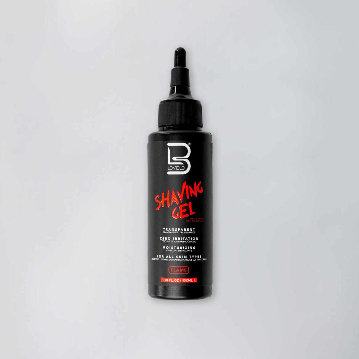 lv3 shaving gel flame 3.38 fl. oz 100 ml