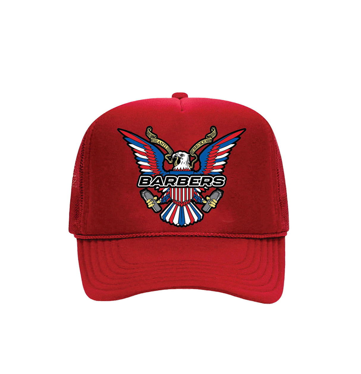 Diplomatic Barbers Trucker - Red