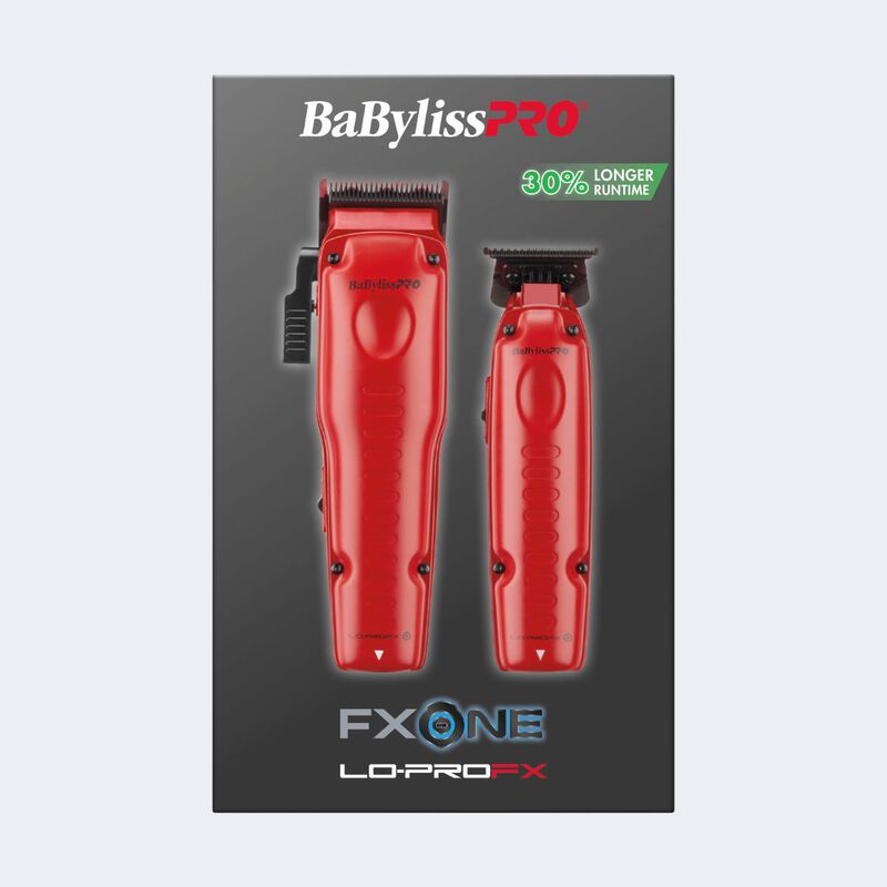 babylisspro Fxone Lo-ProFX Hair Clipper, Trimmer red
