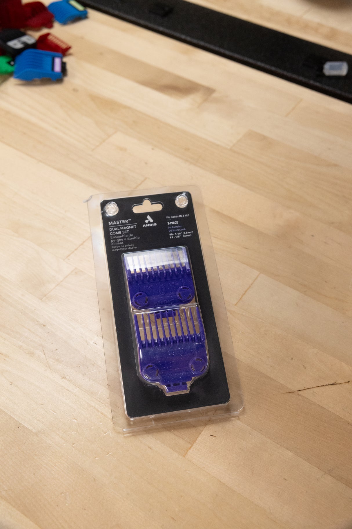 Andis Dual Magnet Comb Set #0 #1 MLC ML Master Clipper 561002 Barber Attachments