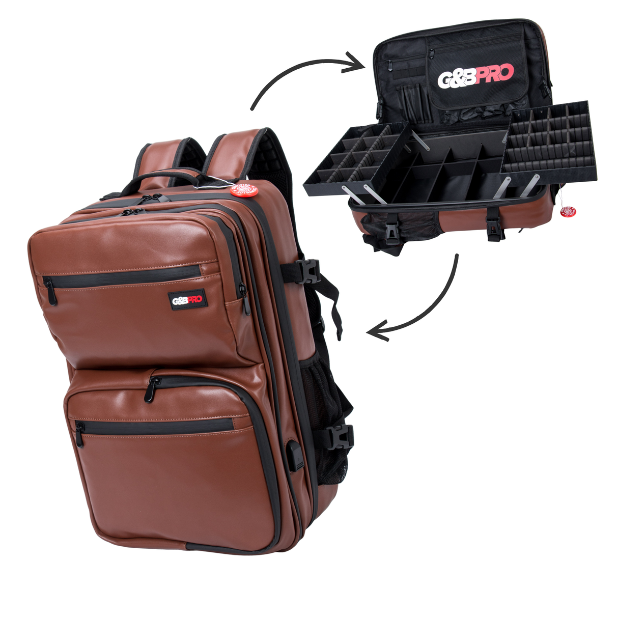 Premium Leather Full Size Mobile Station