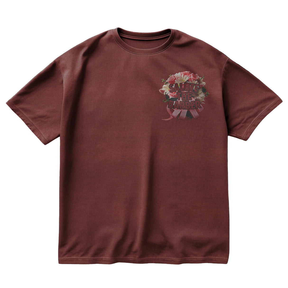 Salute The Barber Rose T-Shirt