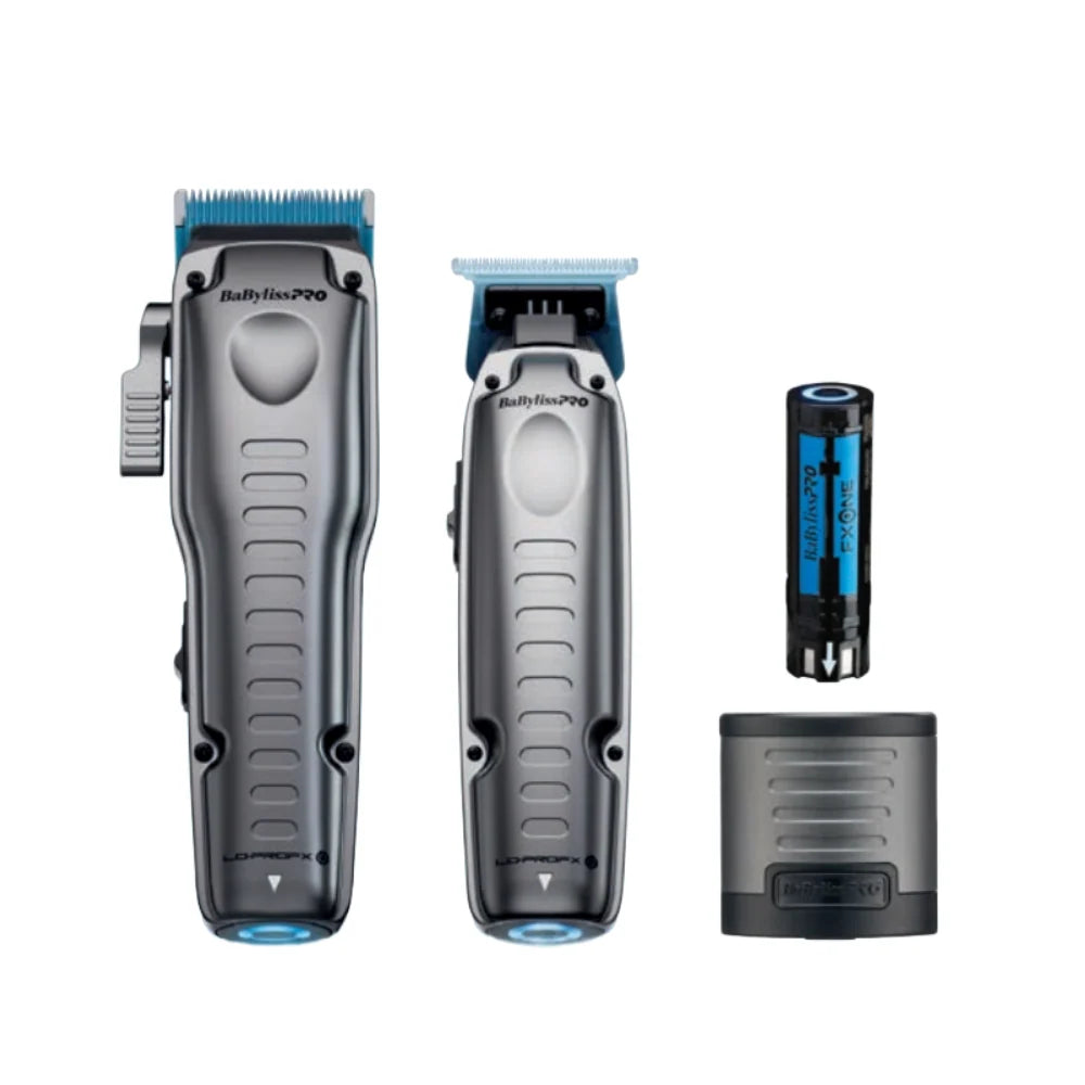 FXONE Lo-Pro FX Gray Clipper + Trimmer Bundle