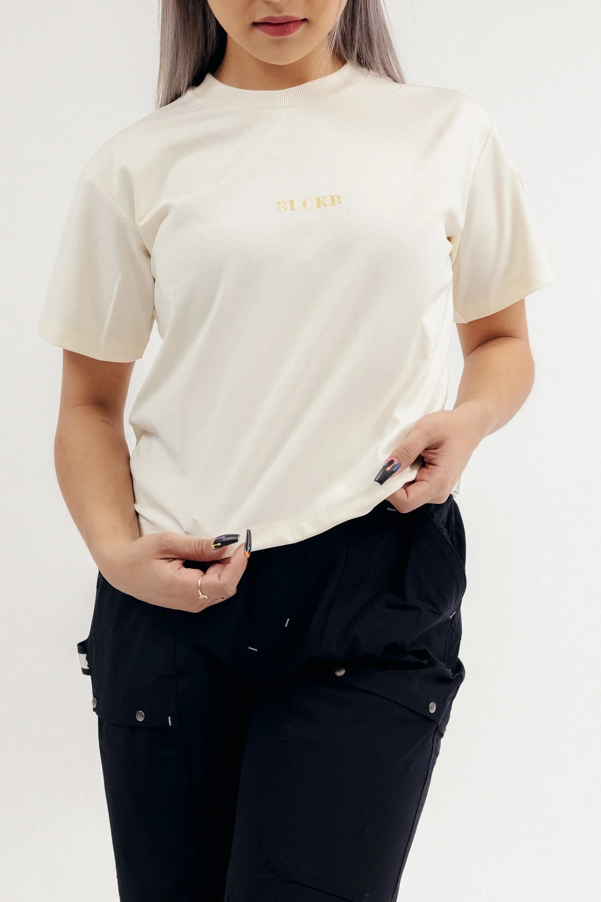 SLCKR Women's Shop Tee cream