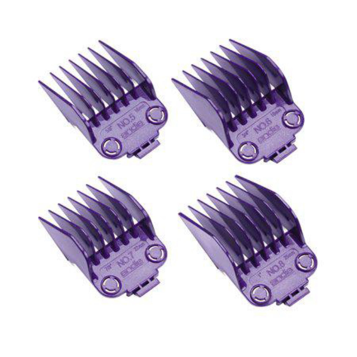 Andis Barber Salon Master Dual Magnetic Hair Clipper Comb Guide Set Cl-01415