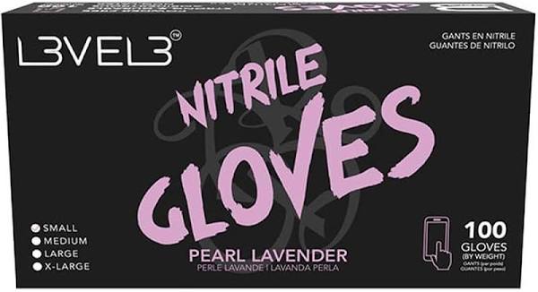 Professional Nitrile Gloves pearl lavander S