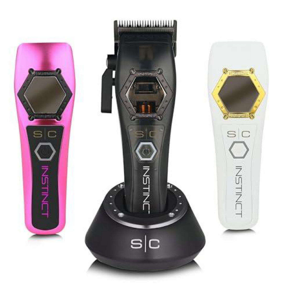 StyleCraft Instinct Professional Vector Motor Cordless Hair Tools with Intuitive Torque Control metal