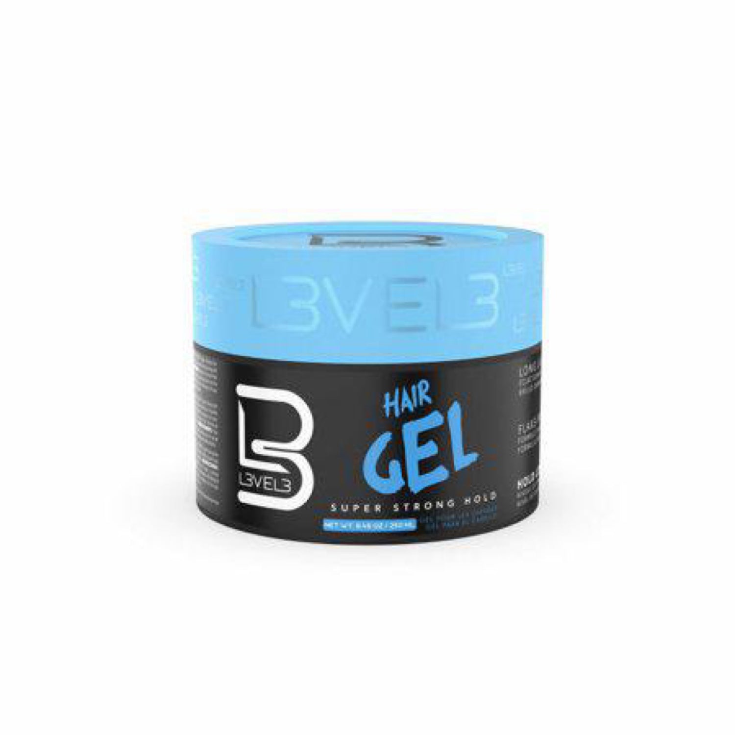 L3VEL3 Super Strong Hair Gel Gel for Men 8oz