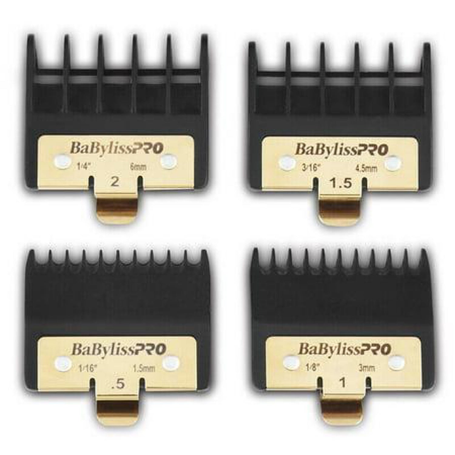 babylisspro Premium Trimmer Comb Attachment Guards Guides 4pcs fits FX787