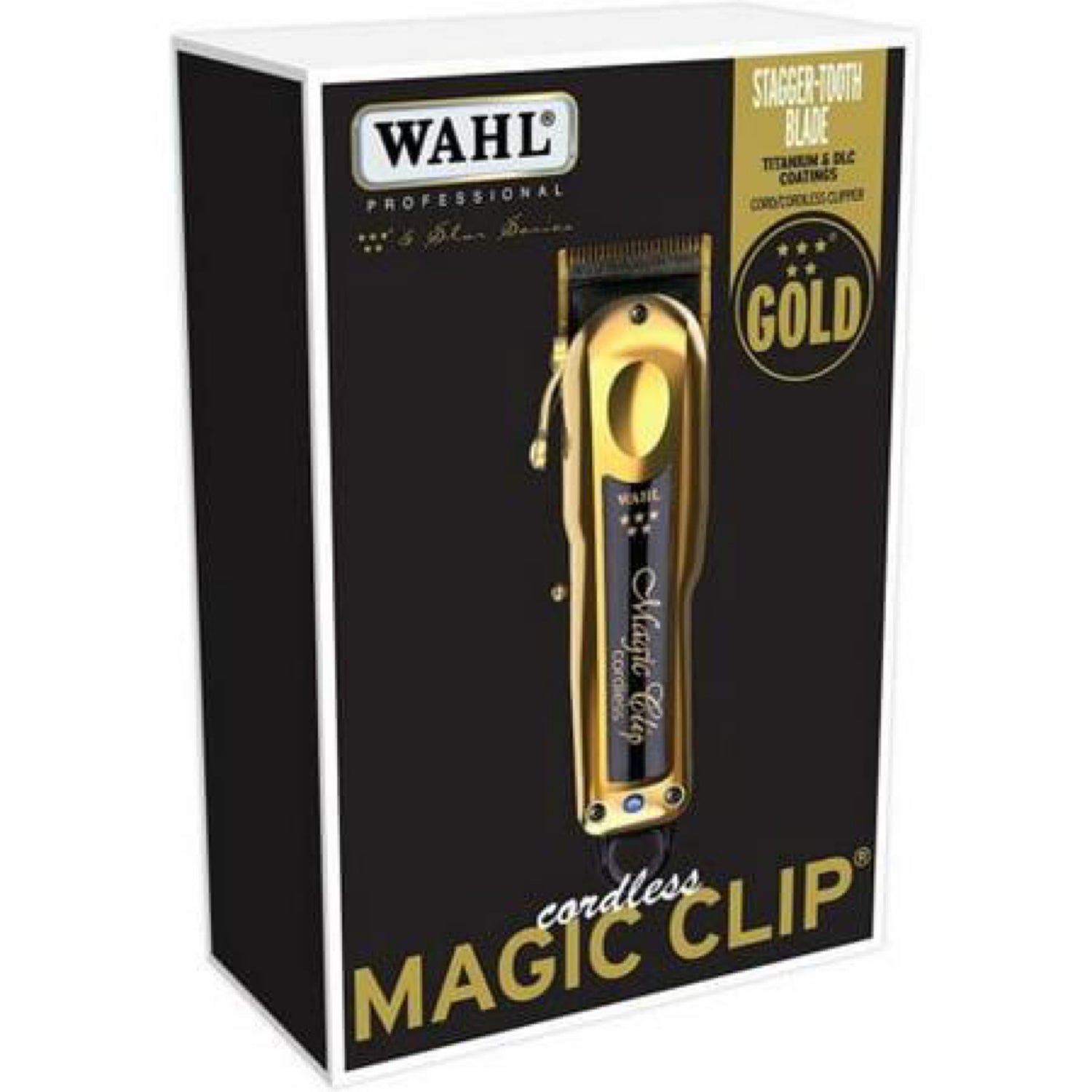 Wahl Professional 5-Star Cordless Magic Clip w/Stand gold