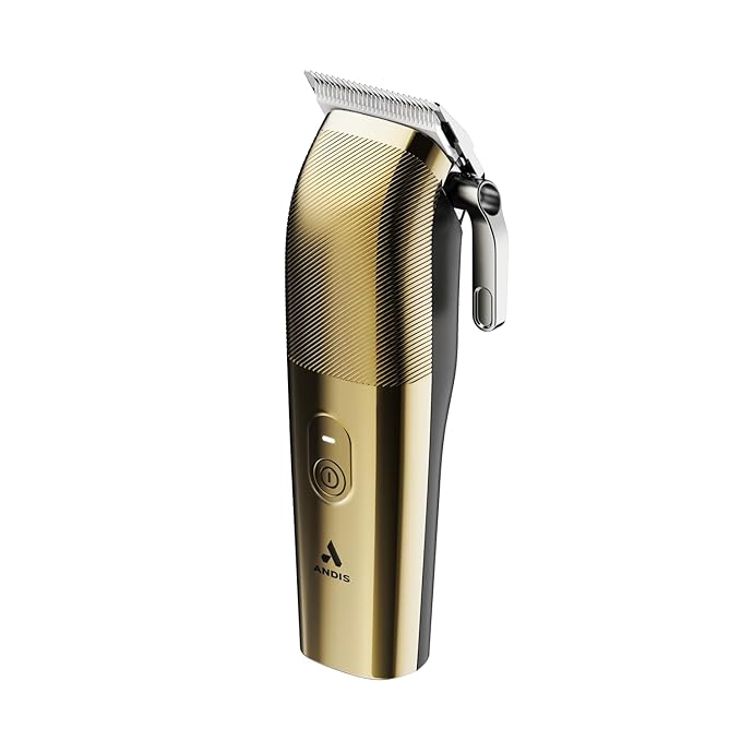 Andis Envy II Cordless Clipper Premium Edition, Professional Lithium-Ion Electric Beard & Hair Clipper, Phase Blade, Cordless gold edition