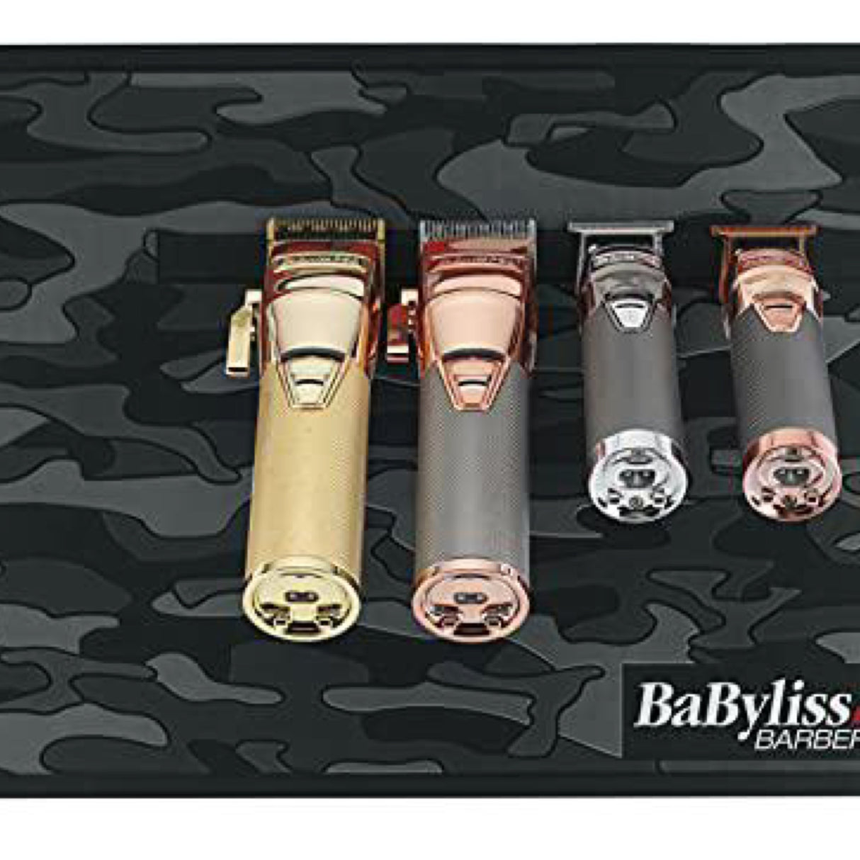 Babylisspro Black Camo Magnetic Strip Barber Mat