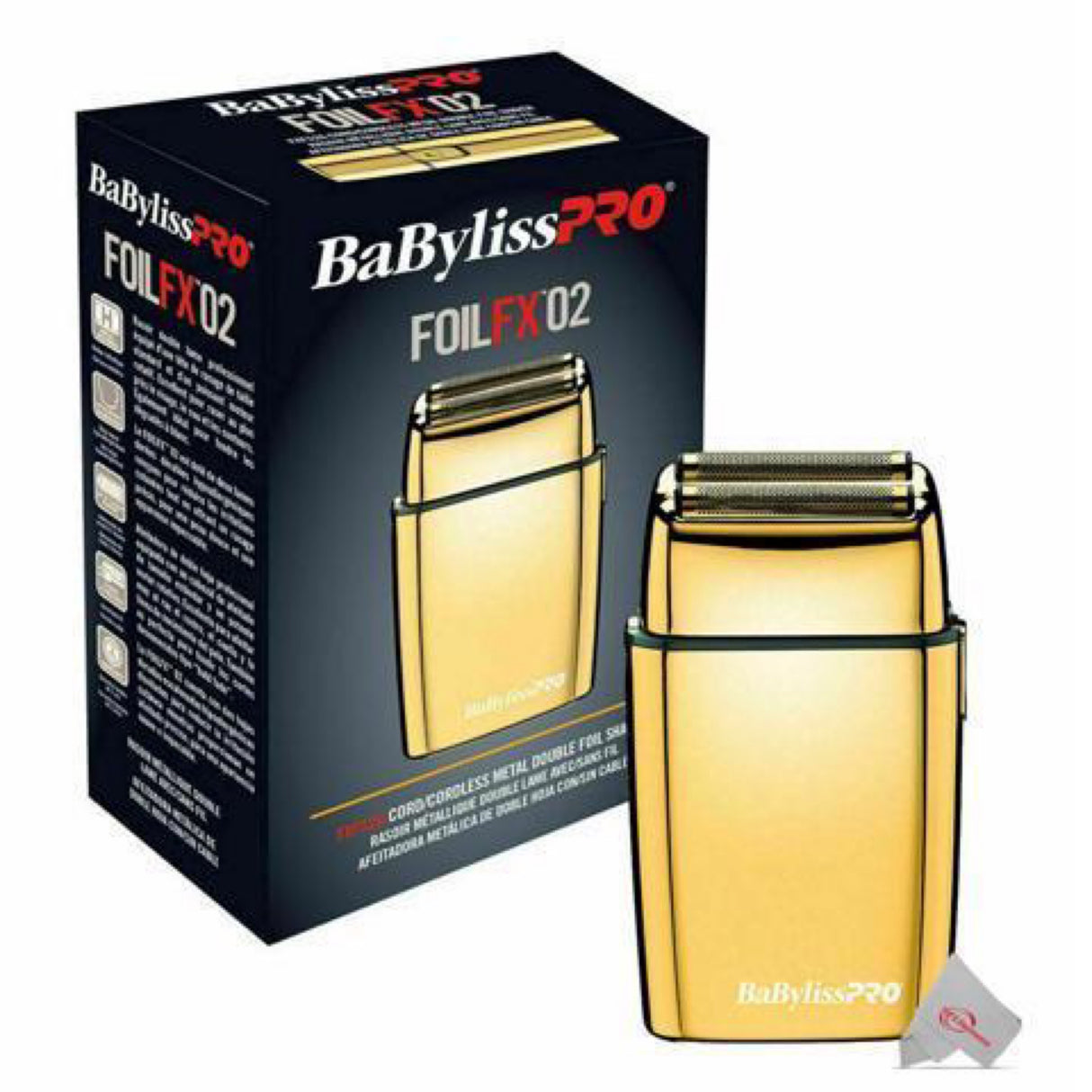Babylisspro FoilFX02 Cordless Gold Metal Double Foil