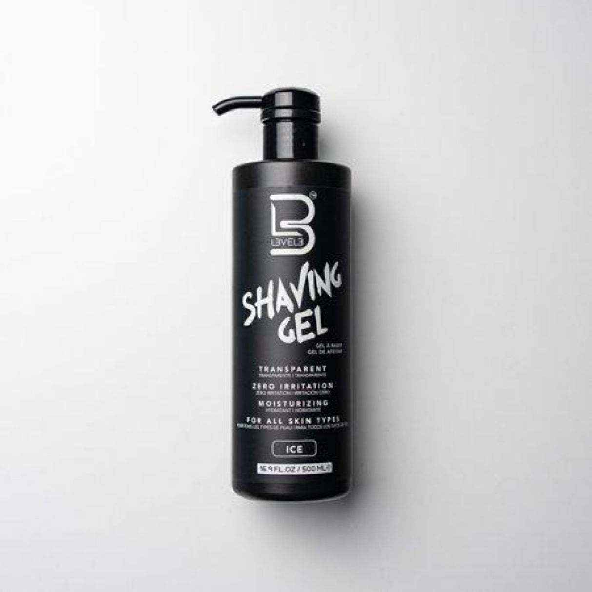 Transparent Shaving Gel ice