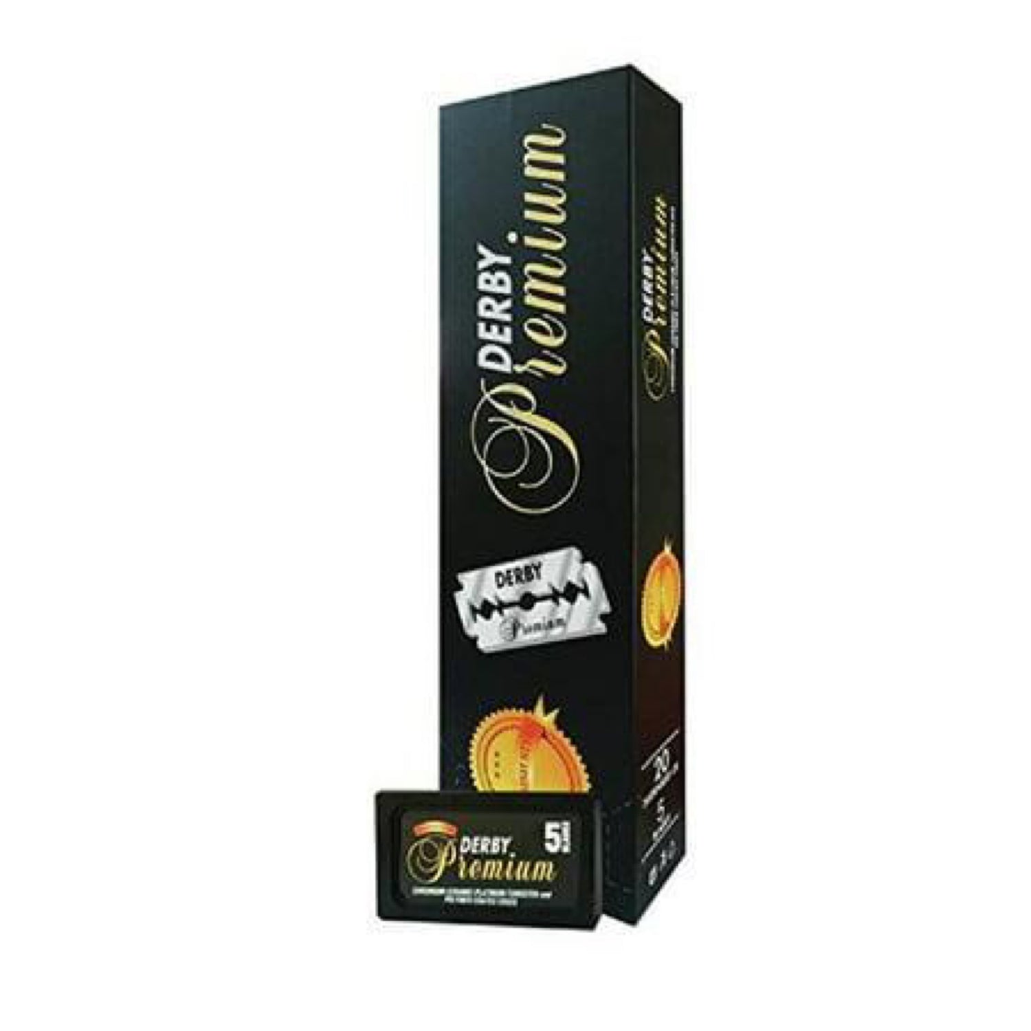 Derby Premium Super Stainless Double Edge Razor Blades