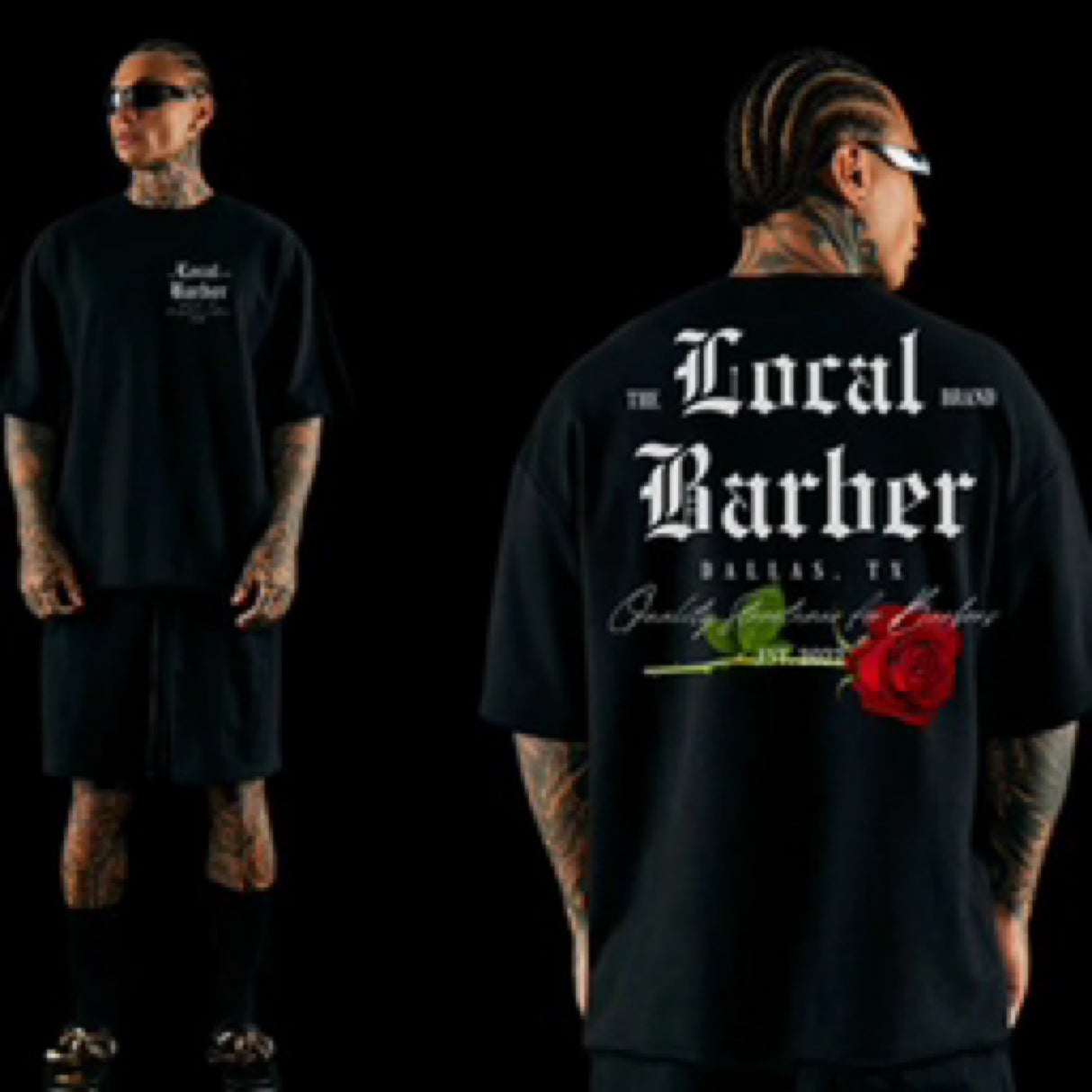 THE LOCAL BARBER BRAND T-SHIRT QUALITY