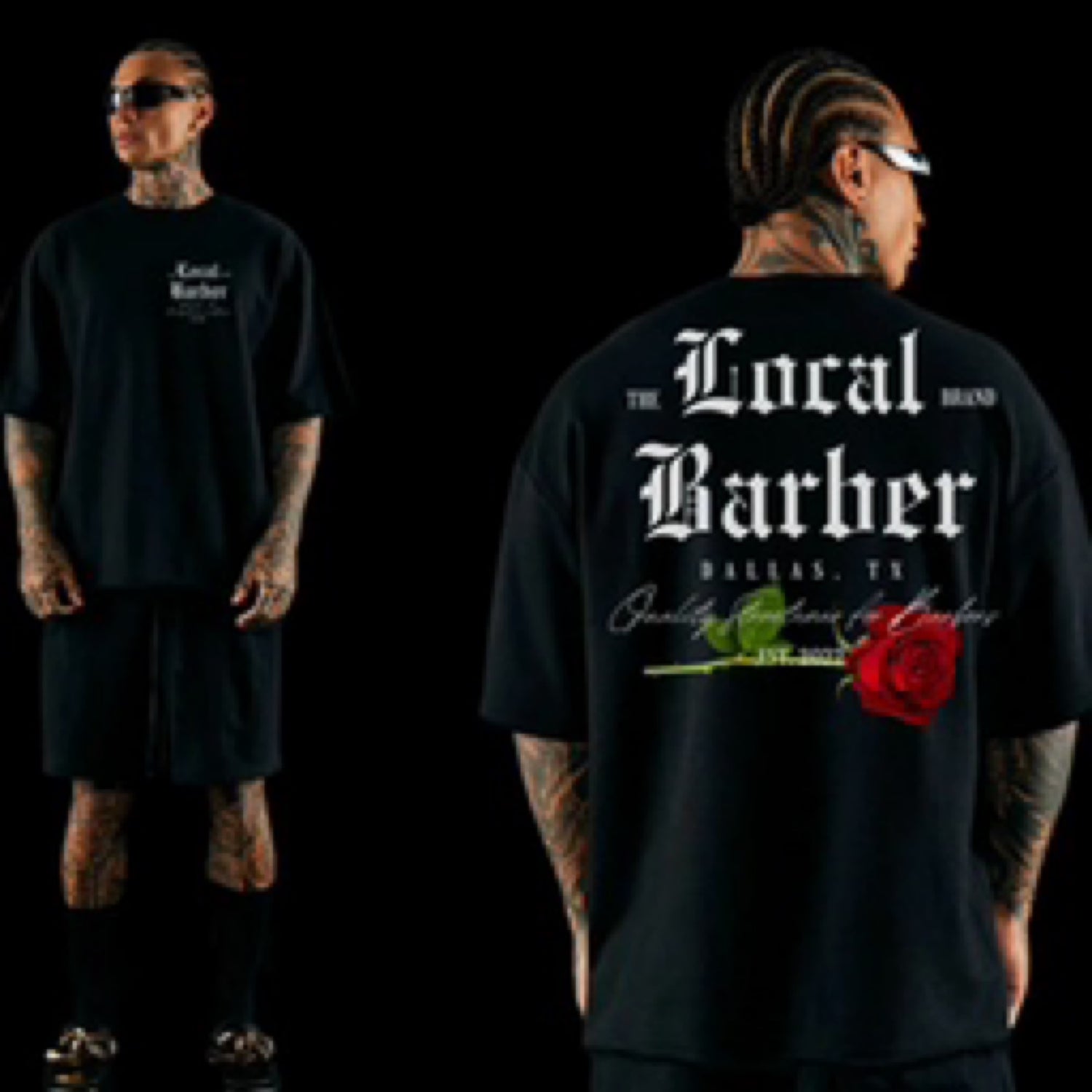 THE LOCAL BARBER BRAND T-SHIRT QUALITY