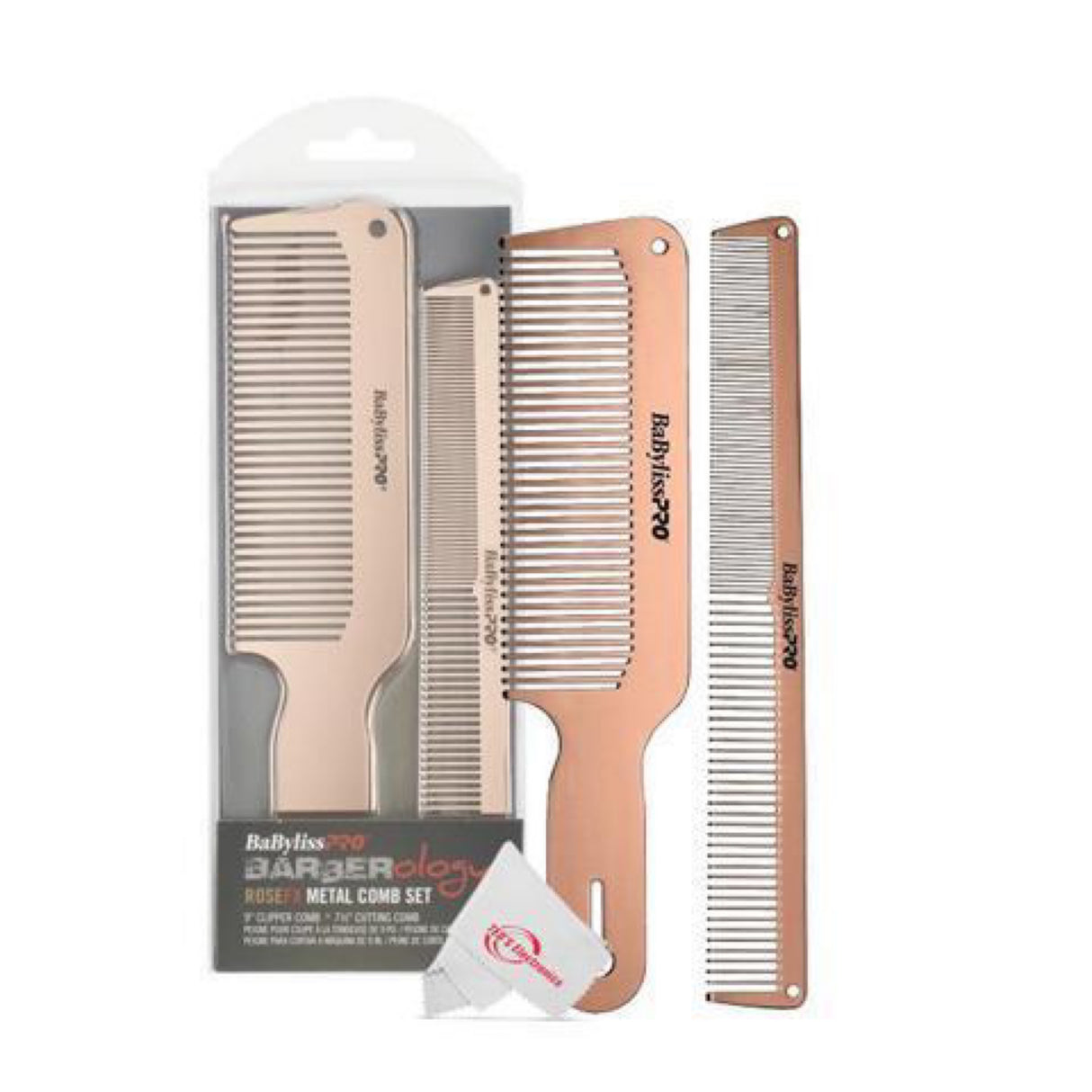 Babylisspro ROSEFX Metal Comb 2-Pack