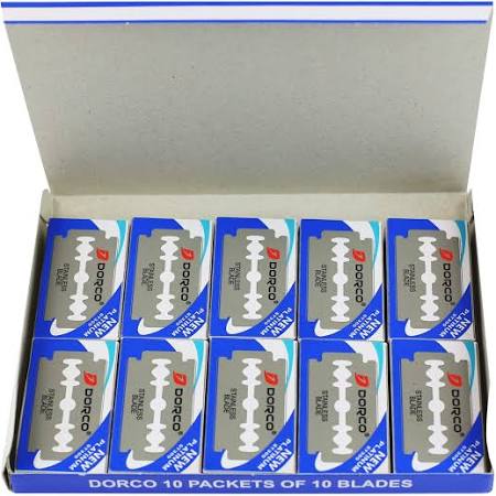 Dorco Razor Blades st300 10 packets of 10 blades