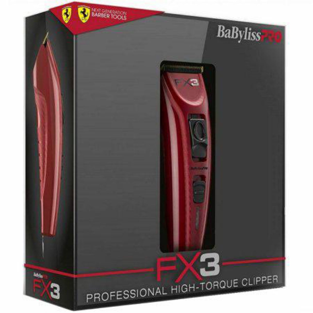 Babyliss Pro Red Ferrari Designed X3 Cord/Cordless FXX3C