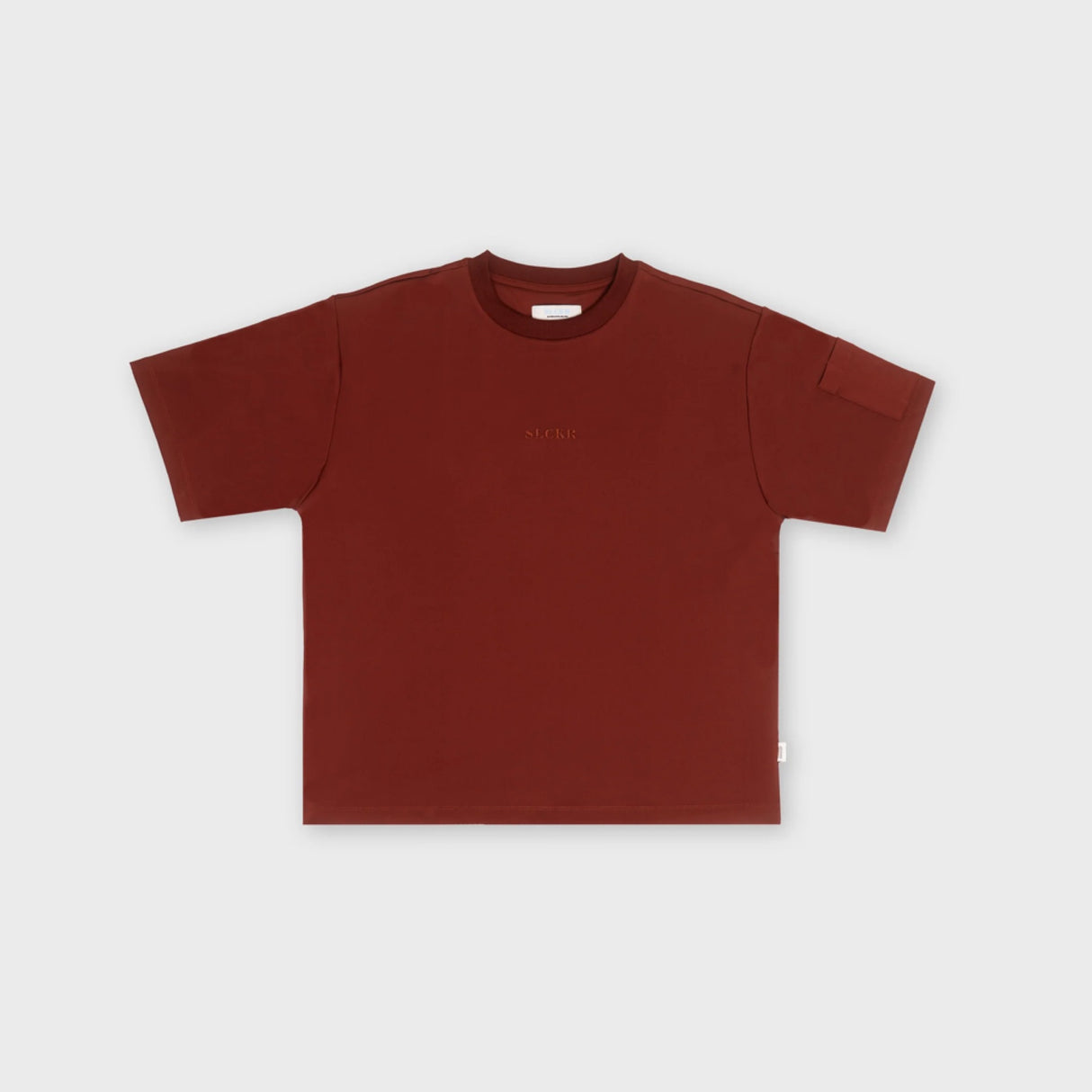 SLCKR The shop tee maroon