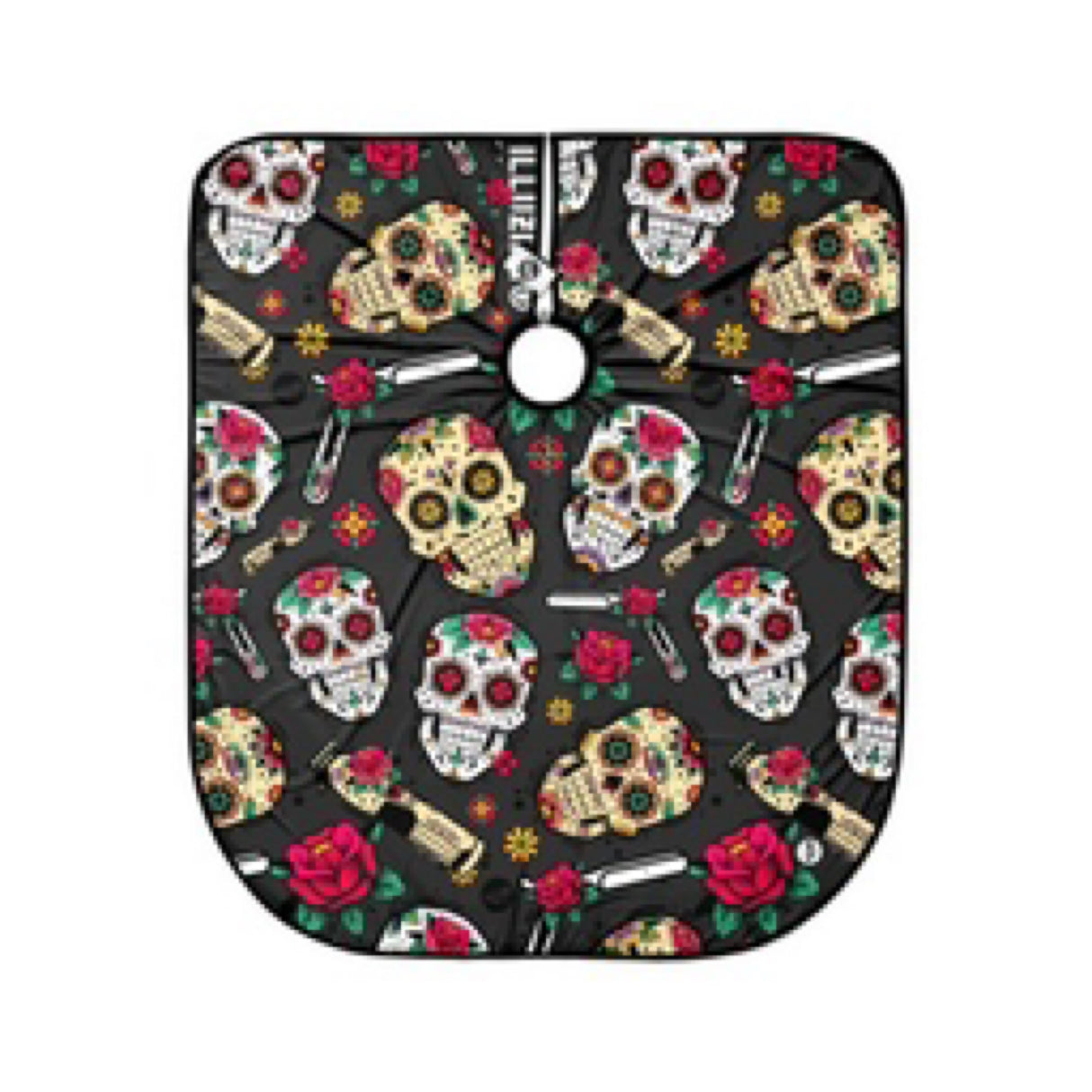Illuzien cape black day of the dead Elastic