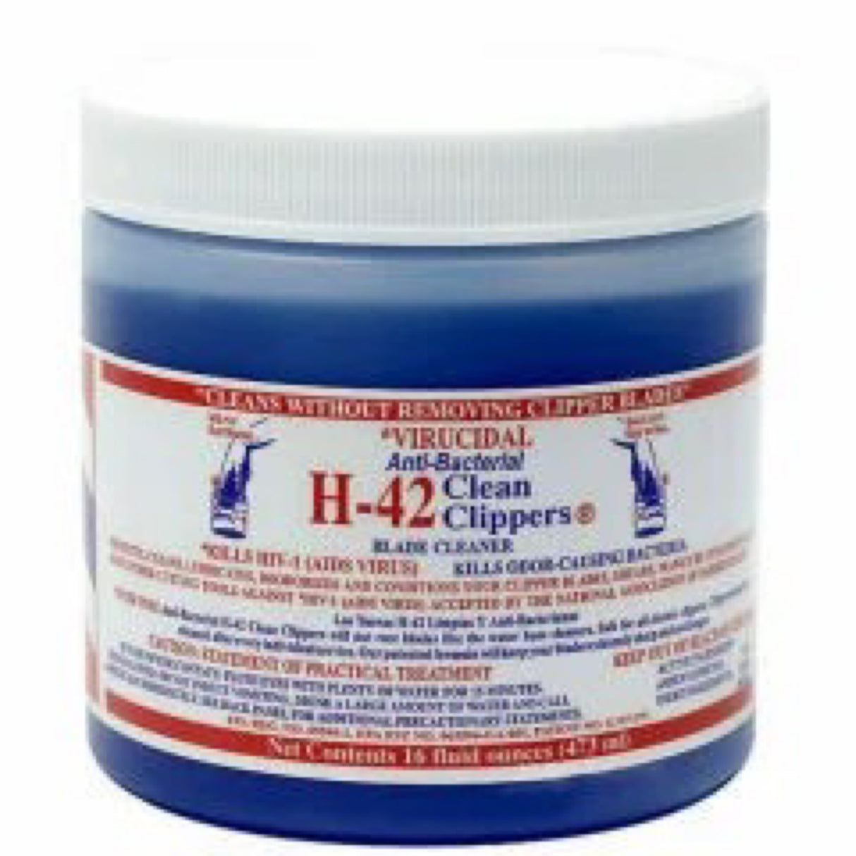 H-42 Clean Clippers Barber Salon Trimmer Blade Lubricant Cleaner 16 oz Cl-01945