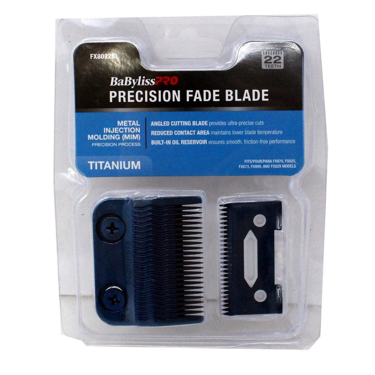 BaByliss Pro Metal Injection Molded Precision Fade Blade Replacement 22