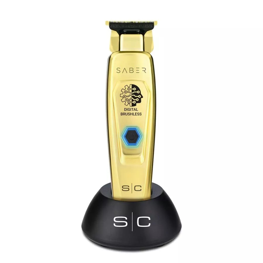 STYLECraft Saber Professional Full Metal Body Digital Brushless Motor Cordless Hair Trimmer