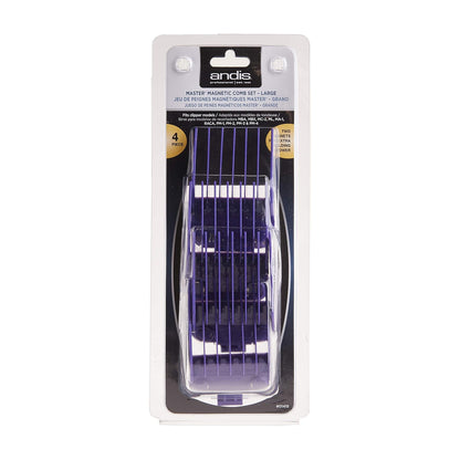 Andis Barber Salon Master Dual Magnetic Hair Clipper Comb Guide Set Cl-01415