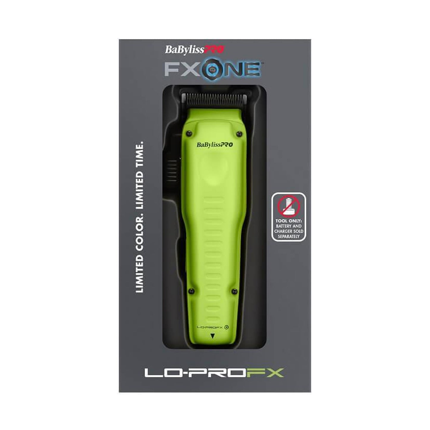 BaBylissPRO® FXONE™ Lo-ProFX Limited Edition Neon Yellow Clipper [Tool Only]