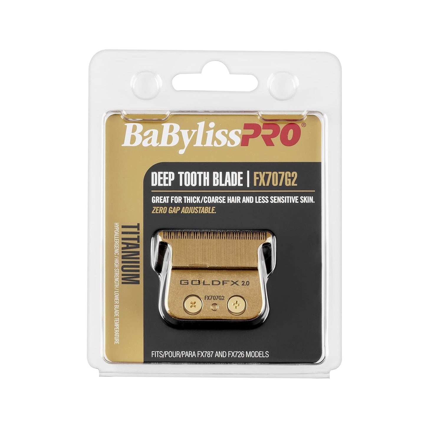 BaBylissPRO Barberology Replacement Blades, T-Blades for Outlining Hair Trimmer