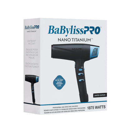 BaBylissPRO Nano Titanium Hair Dryer - 1875 Watt Blow Dryer