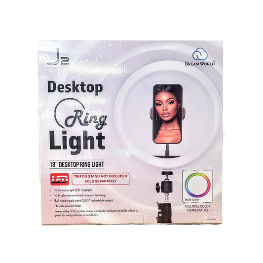 J2 Desktop Ring Light 18"