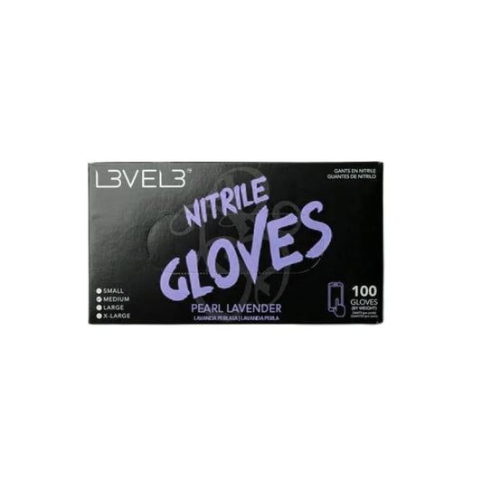 L3VEL3 Nitrile Gloves - Pearl Lavender