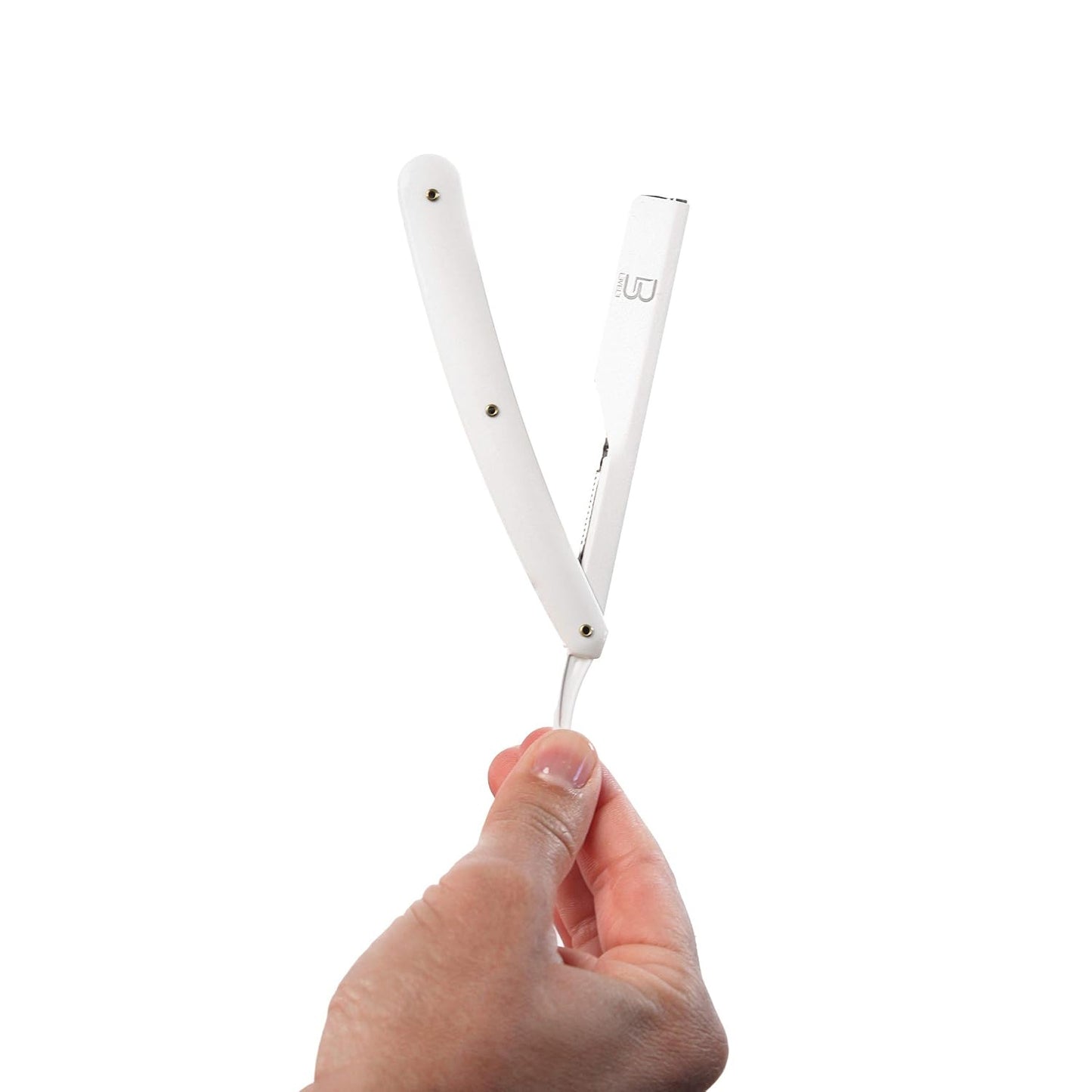 L3V3L3 Straight Razor Holder - White