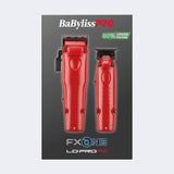 babylisspro Fxone Lo-ProFX Hair Clipper, Trimmer red