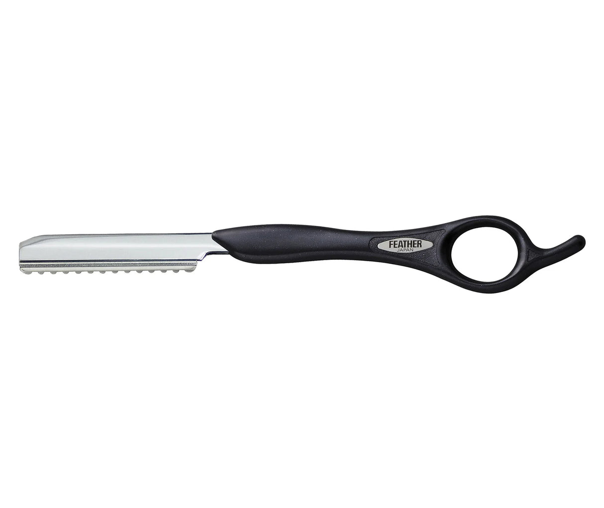 Jatai Feather Detail Styling Razor holder, Black 5.5