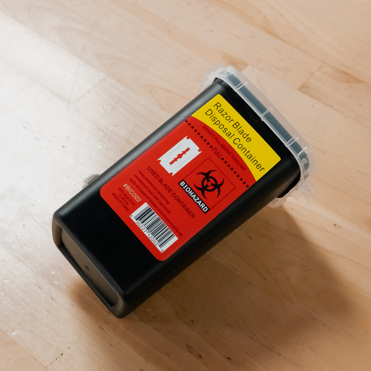 Razor Blade Disposal Sharps Container