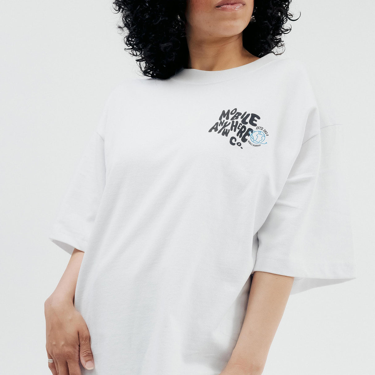 Journey To All Places Oversized T-Shirt