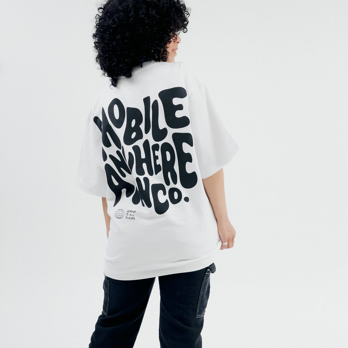 Journey To All Places Oversized T-Shirt