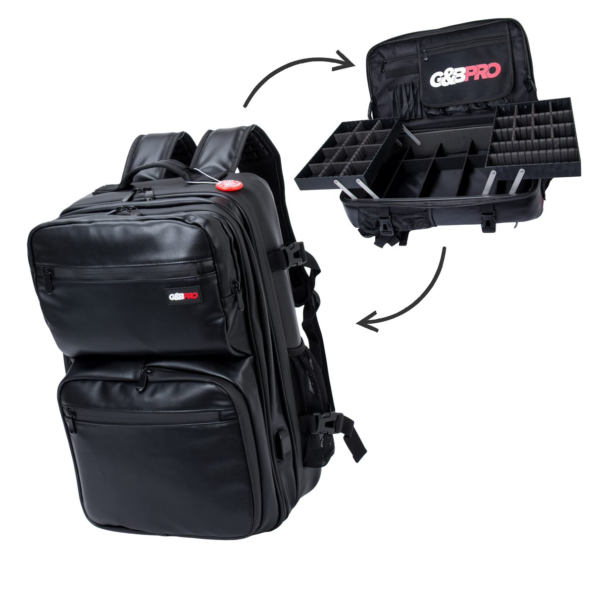 Premium Leather Full Size Mobile Station