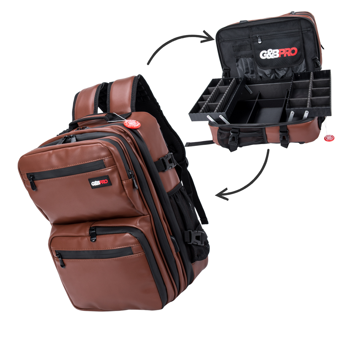 Premium Leather Mid Size Mobile Station