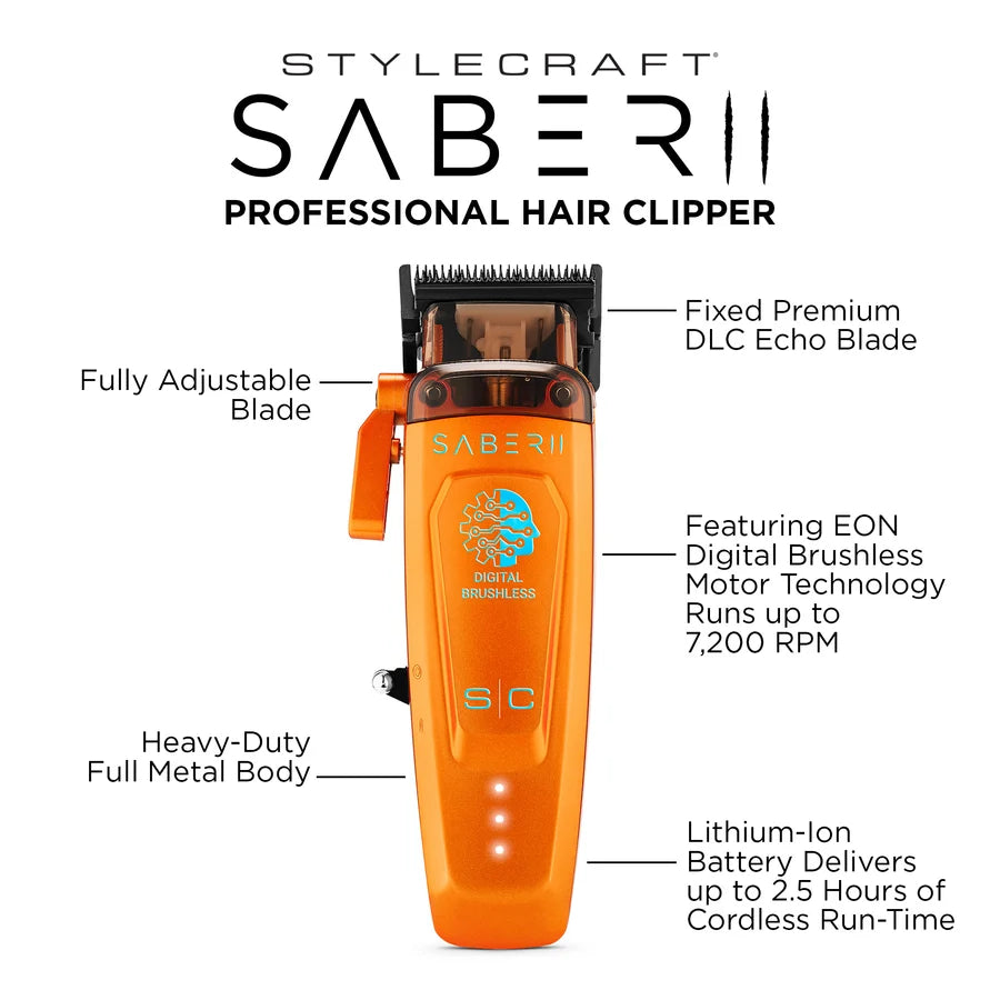 Stylecraft Saber 2 Professional Cordless Hair Clipper