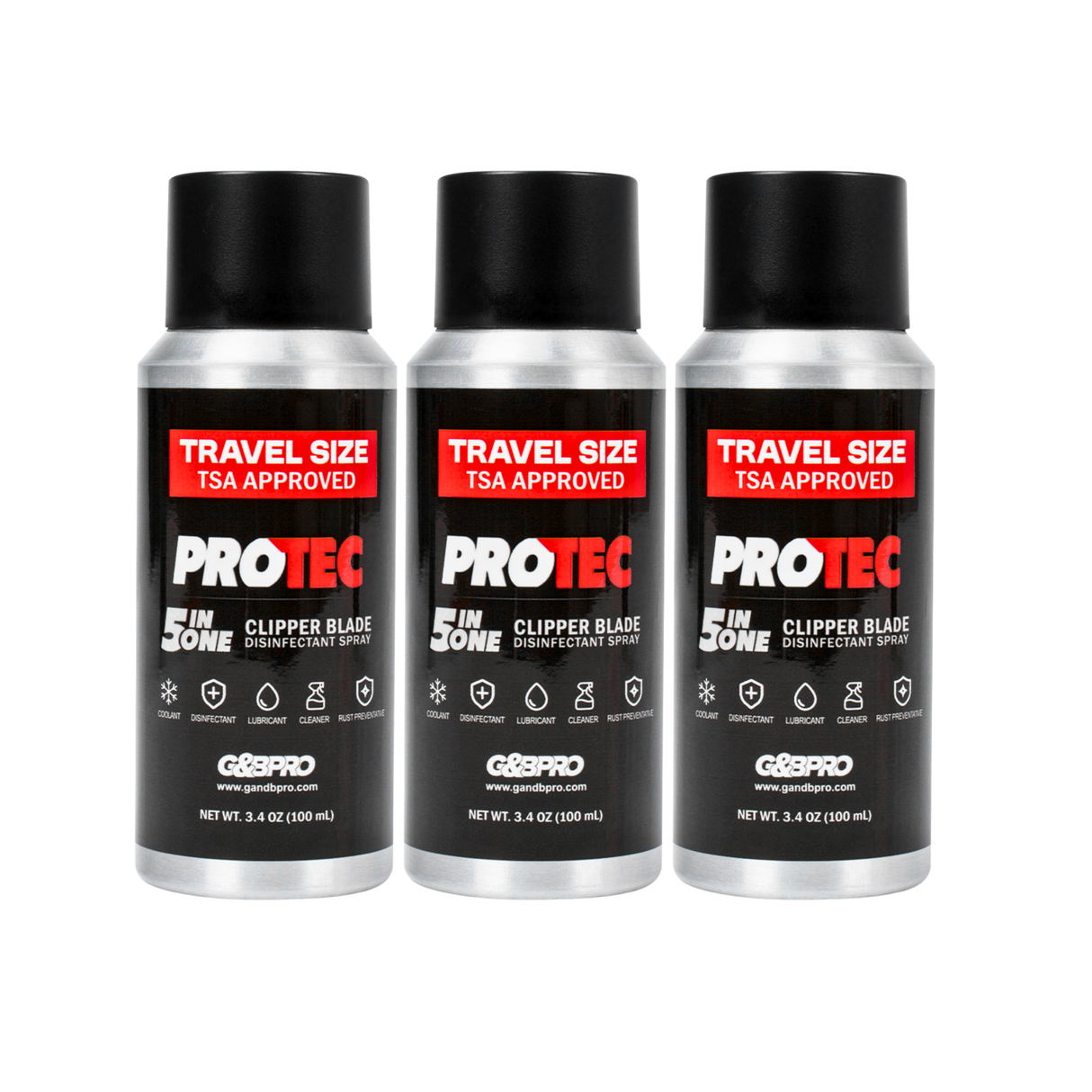 PROTEC Travel Size Disinfecting Spray 3.4 oz