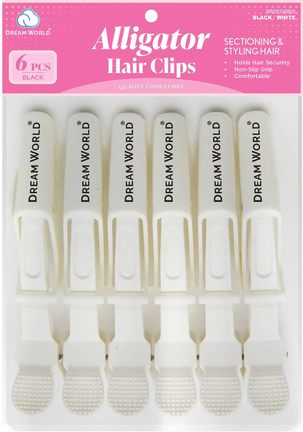 Alligator hair clips