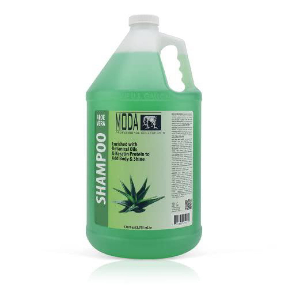 MODA - Moisturizing Shampoo for All Hair Types, Aloe Vera, 128 oz, Professional