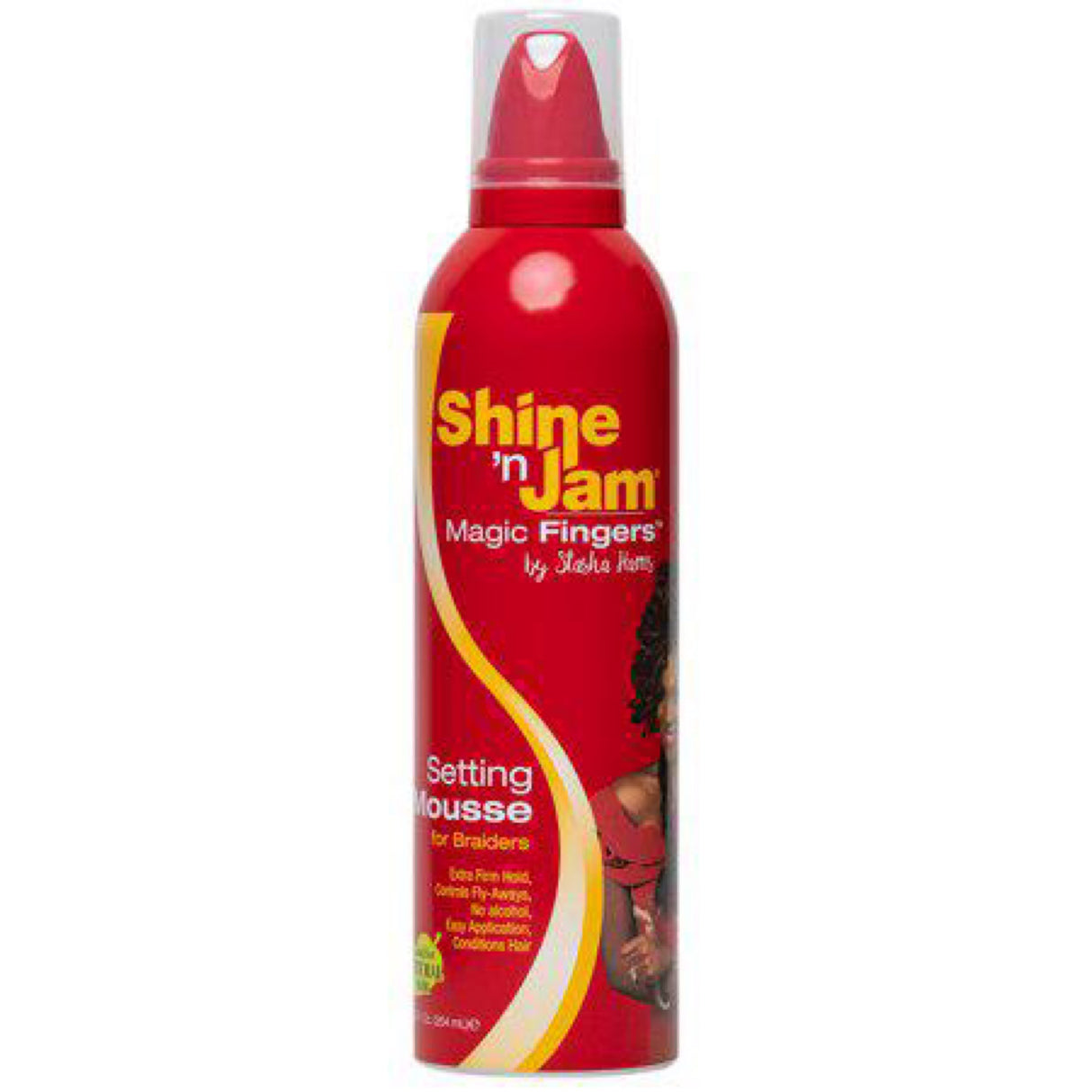 Shine N Jam Magic Fingers Setting Mousse for Braiders