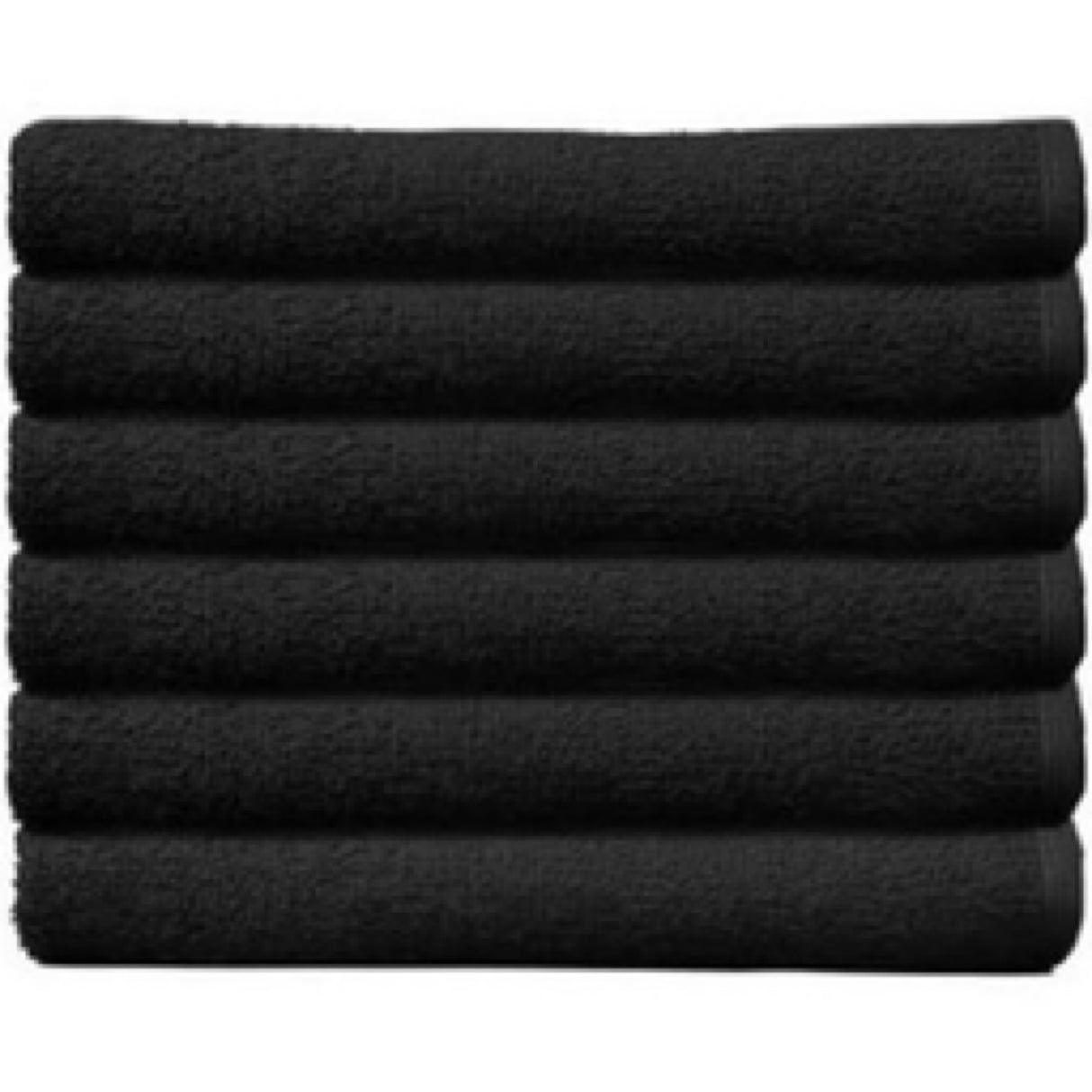ProTex Edge Jet Black Towels 12pk