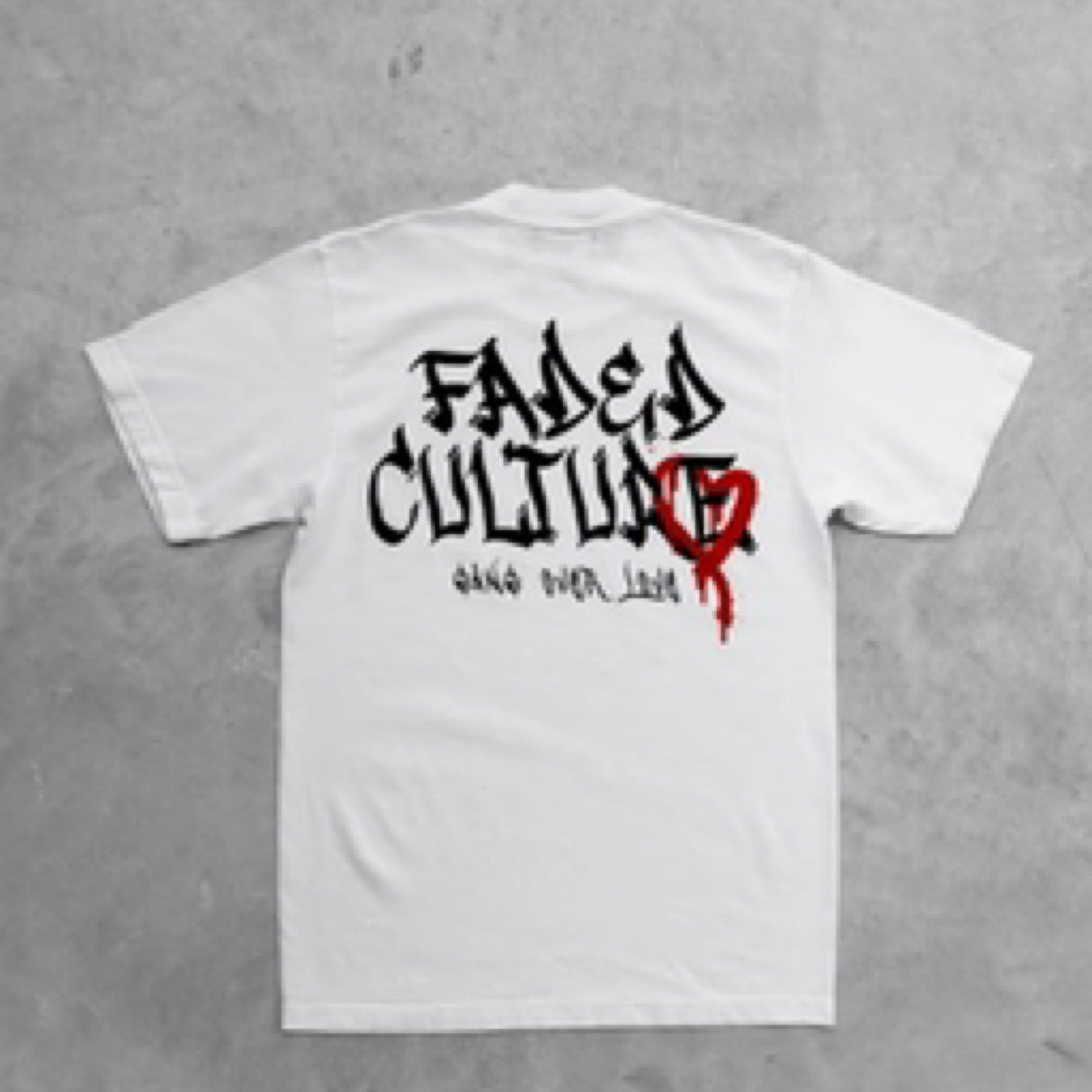 FADED CULTURE T-SHIRT GANG OVER LOVE